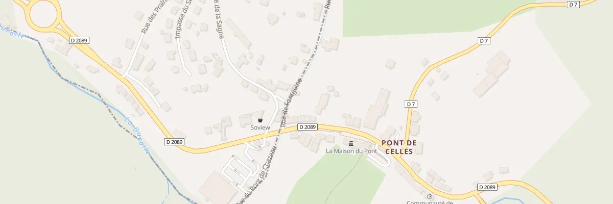 Plan du 31 Rte de Thiers à Celles-sur-Durolle
