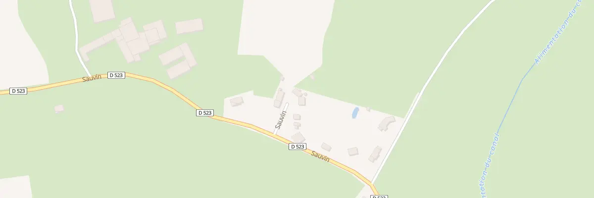 Plan du 92 Sauvin à La Collancelle