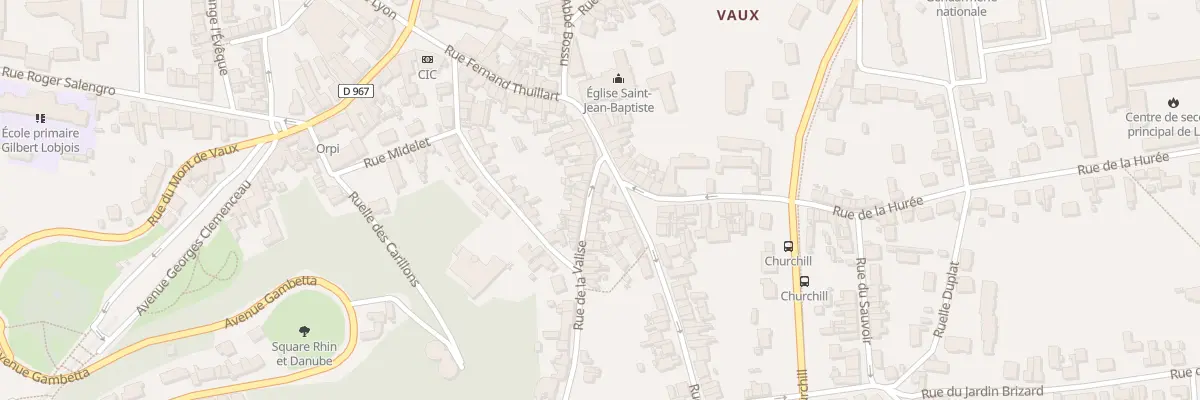 Plan du 1 Rue de la Valise à Laon