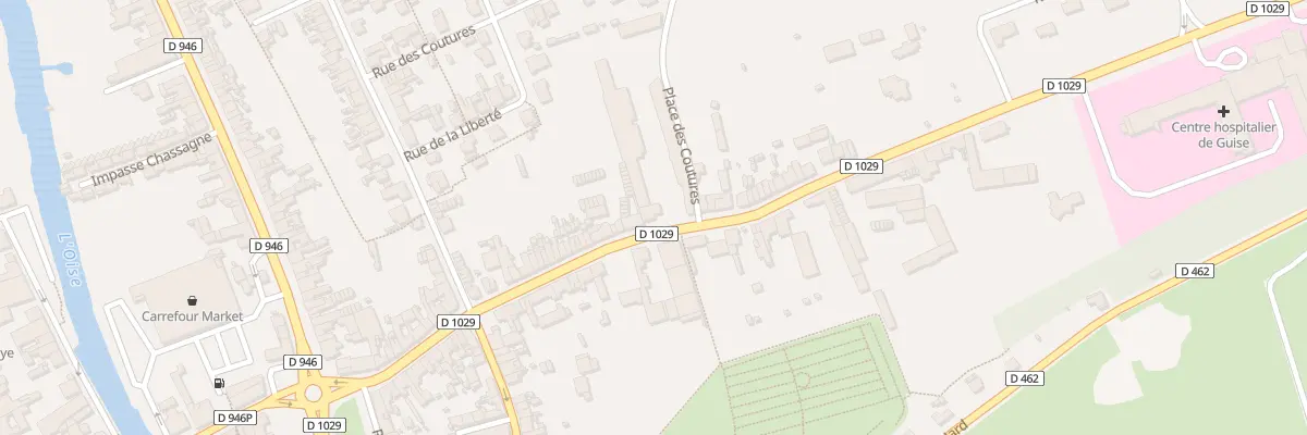 Plan du 383 Rue des Docteurs Devillers à Guise