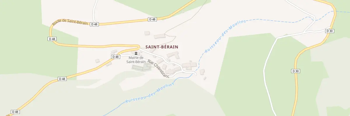Plan du 5013 Le Bourg à Saint-Bérain