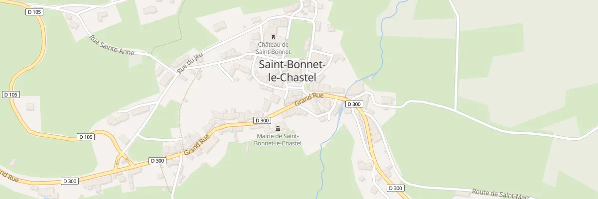 Plan du 22 Rue Grand Rue à Saint-Bonnet-le-Chastel
