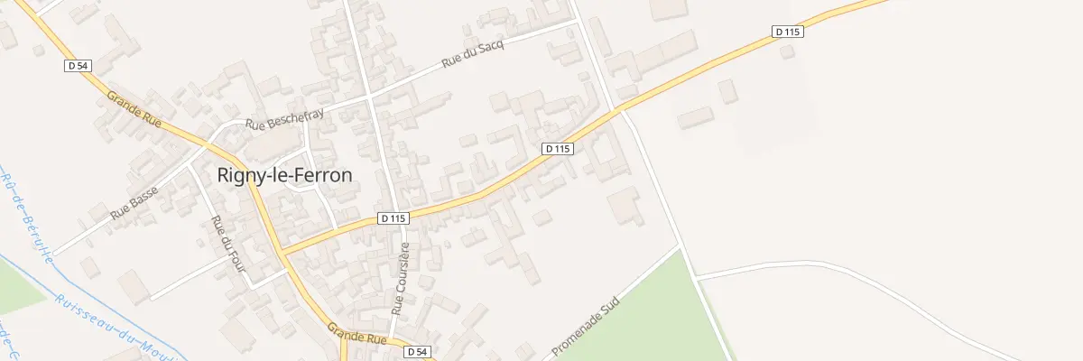 Plan du 32 Rue de la Croix à Rigny-le-Ferron