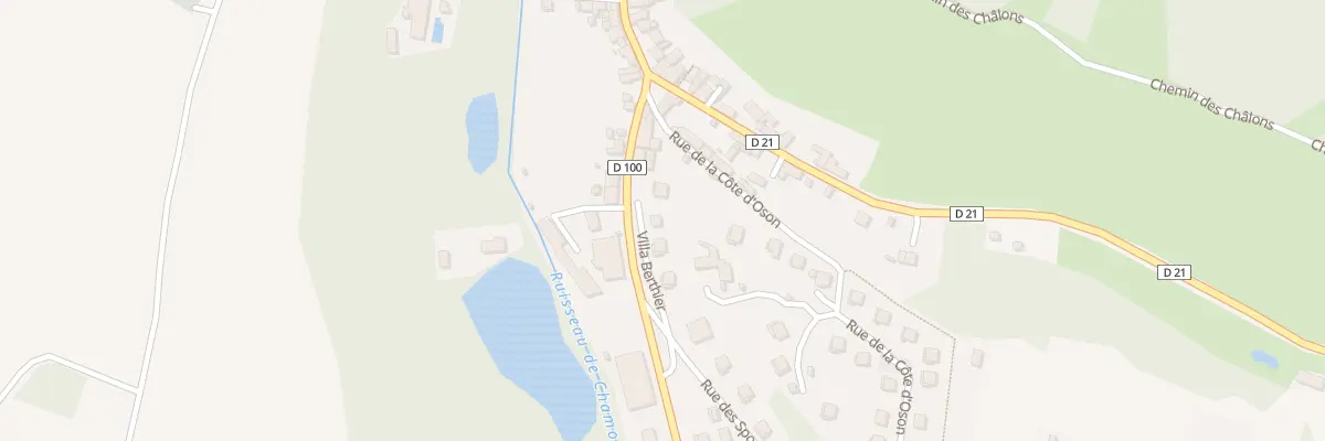 Plan du 3 Vla Berthier à Châtel-Censoir