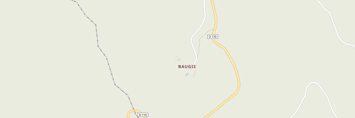 Plan du 5074 Bauges à Saint-Bresson