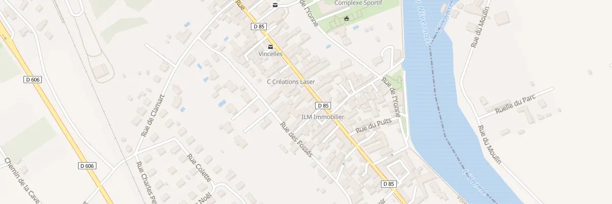 Plan du 105 Grande Rue à Vincelles