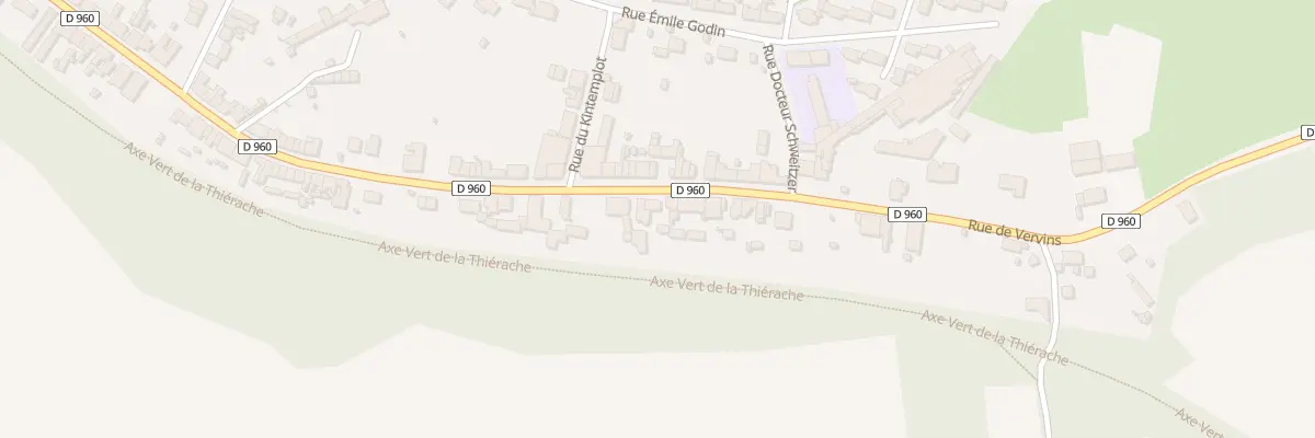 Plan du 586 Rue de Vervins à Guise