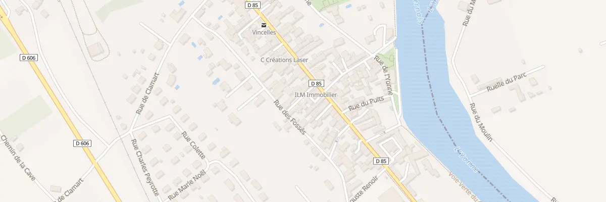 Plan du 91 Grande Rue à Vincelles