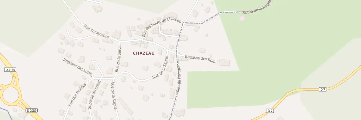 Plan du 10 Rte de Fontjuine à Celles-sur-Durolle