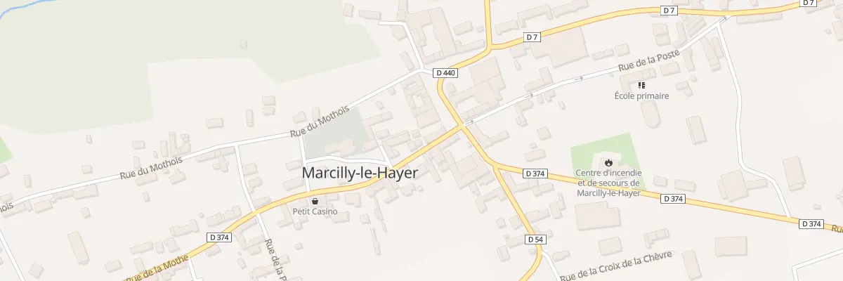 Plan du 2 Rue de la Mothe à Marcilly-le-Hayer