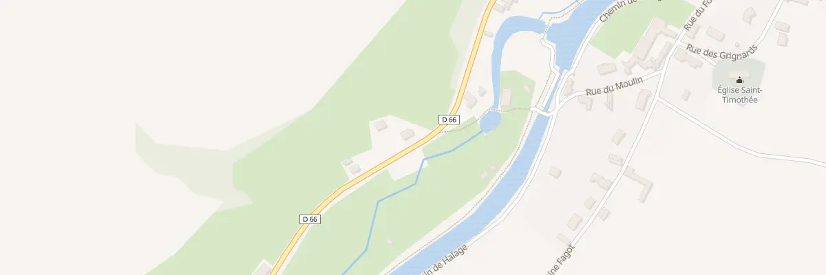 Plan du 6 Rte d’Hannappes à Vénérolles