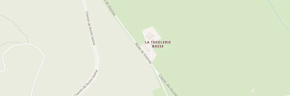 Plan du 5155 La Thiolerie au Monestier