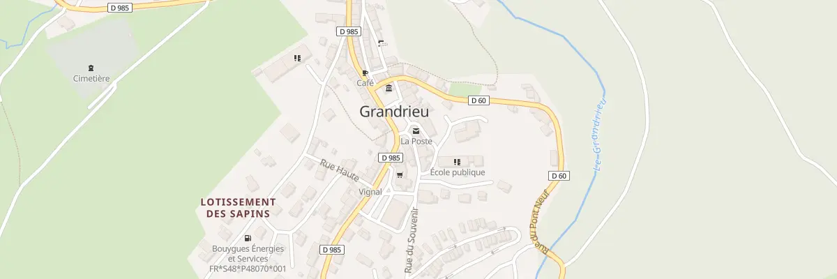 Plan du 5059 Imp de la Poste à Grandrieu