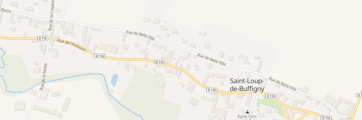 Plan du 26 Rue de l’Ardusson à Saint-Loup-de-Buffigny