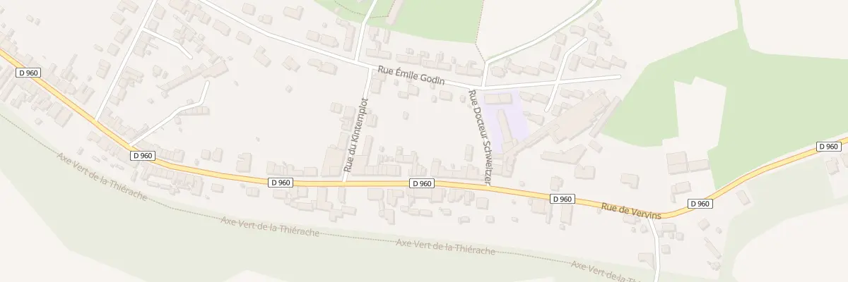 Plan du 605 Rue de Vervins à Guise