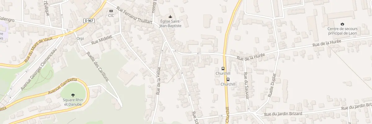 Plan du 3 Rue Scheffer à Laon