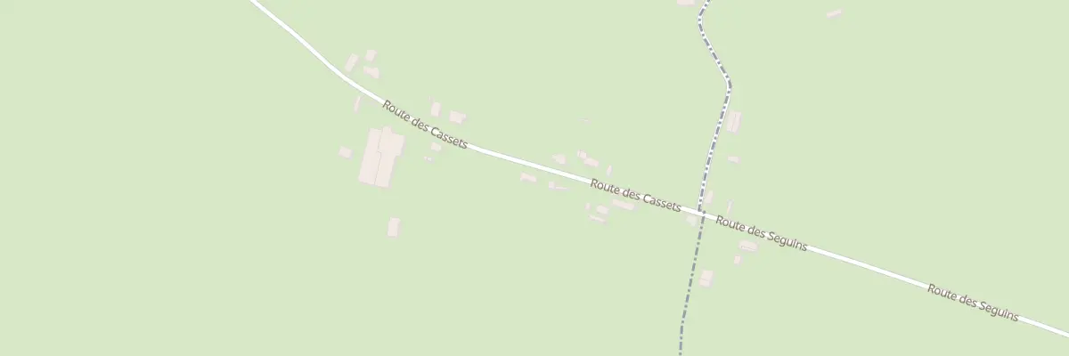 Plan du 5 Les Cassets à Paray-le-Frésil