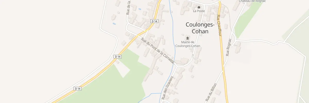 Plan du 5 Rue du Pont de la Cornette à Coulonges-Cohan