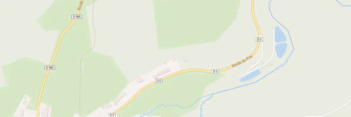 Plan du 653 Rte du Puy à Grandrieu