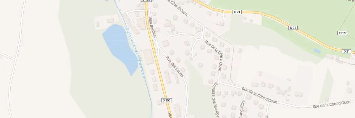 Plan du 5 Rue des Sports à Châtel-Censoir