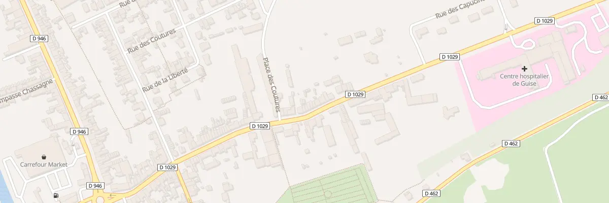 Plan du 457 Rue des Docteurs Devillers à Guise