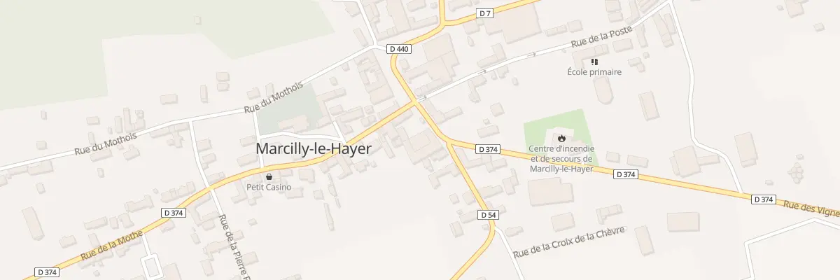 Plan du 2 Rue de Chanteloup à Marcilly-le-Hayer