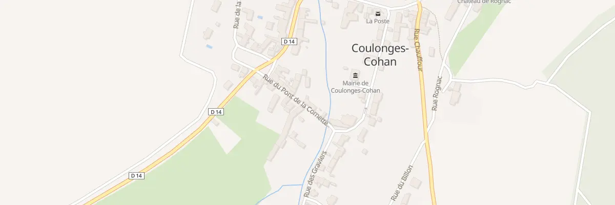 Plan du 4 Rue du Pont de la Cornette à Coulonges-Cohan