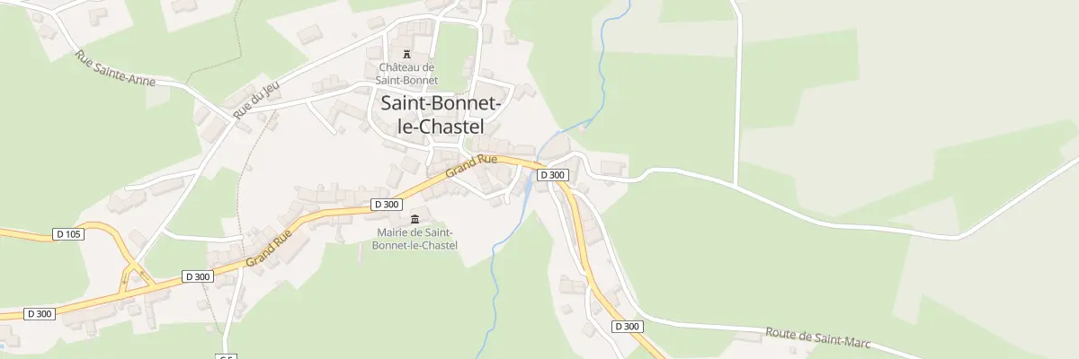 Plan du 25 Rue Grand Rue à Saint-Bonnet-le-Chastel
