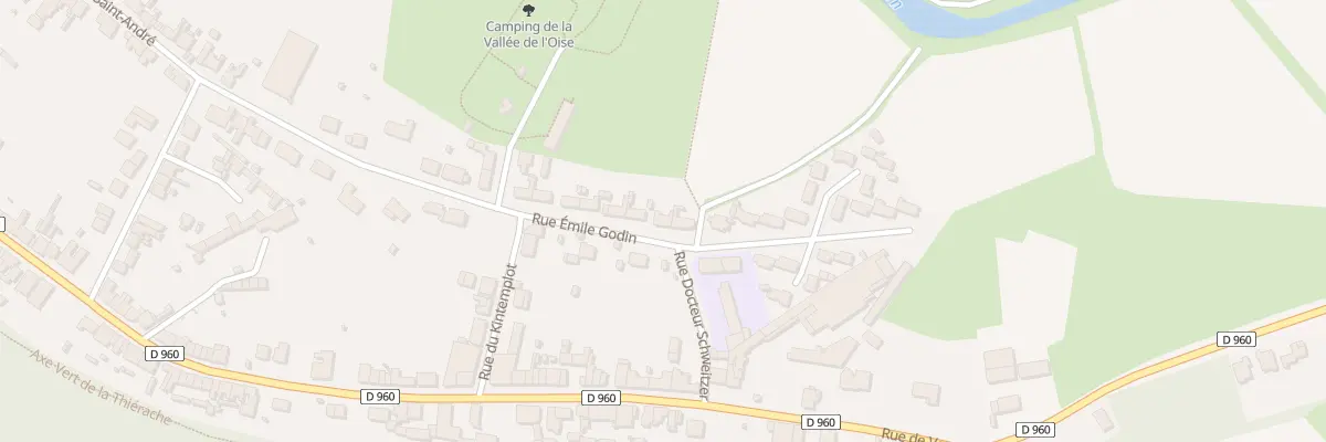 Plan du 333 Rue Emile Godin à Guise