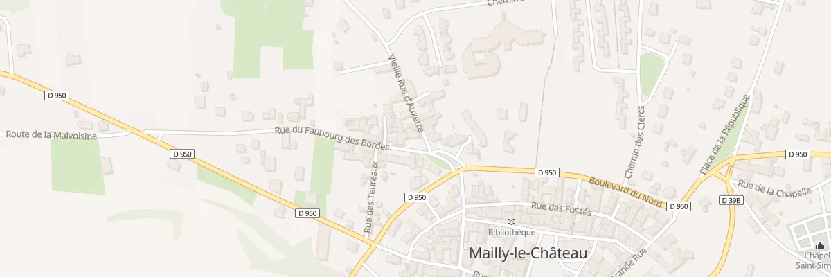 Plan du 1 Vieille Rue d’Auxerre à Mailly-le-Château