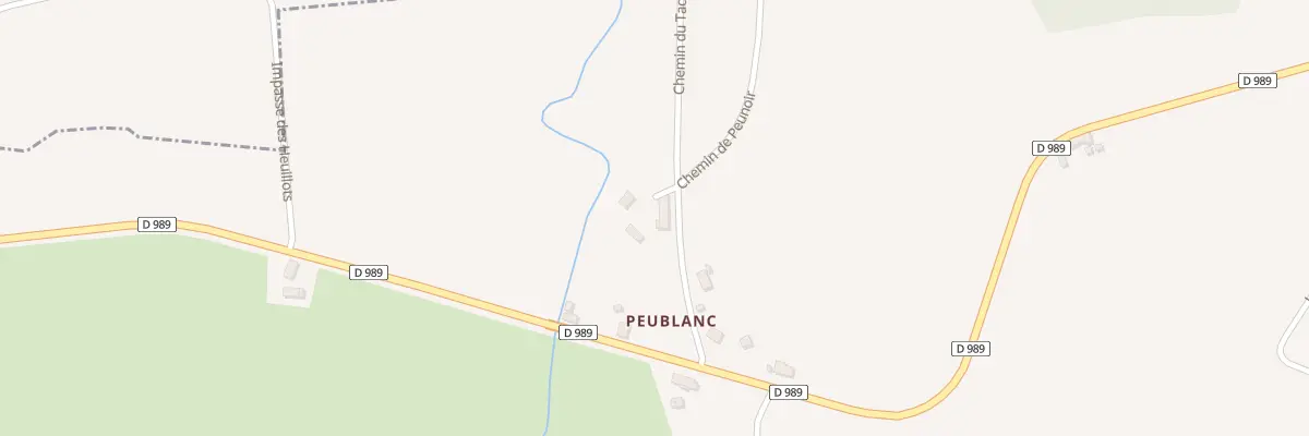 Plan du 1 Che du Tacot à Sorbier