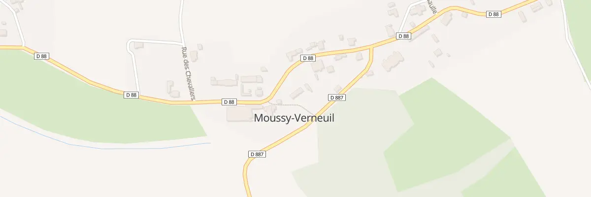 Plan du 5 Rue du Chemin des Dames à Moussy-Verneuil