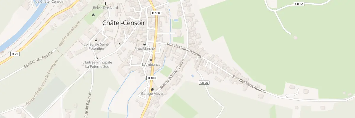 Plan du 6 Rue de l’Orme Quiard à Châtel-Censoir