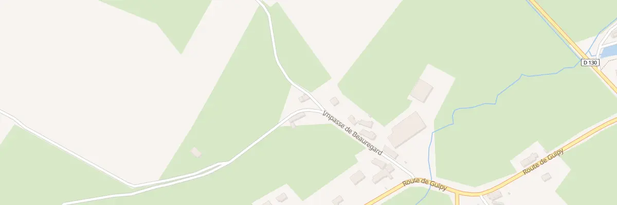 Plan du 7 Imp de Beauregard à Chaumot
