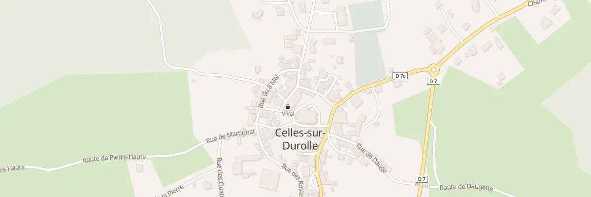 Plan du 6 Pl de la Mission à Celles-sur-Durolle