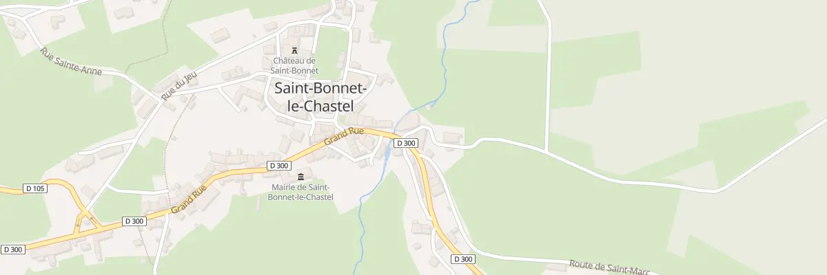 Plan du 2 Rue de la Borlhe à Saint-Bonnet-le-Chastel
