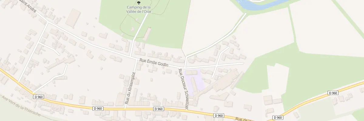 Plan du 359 Rue Emile Godin à Guise