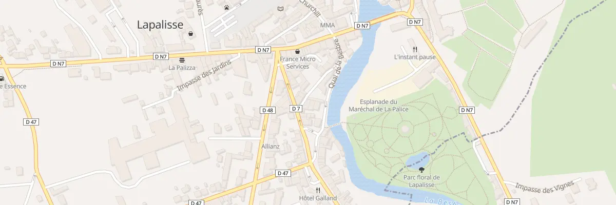 Plan du 9 Rue de la Besbre à Lapalisse