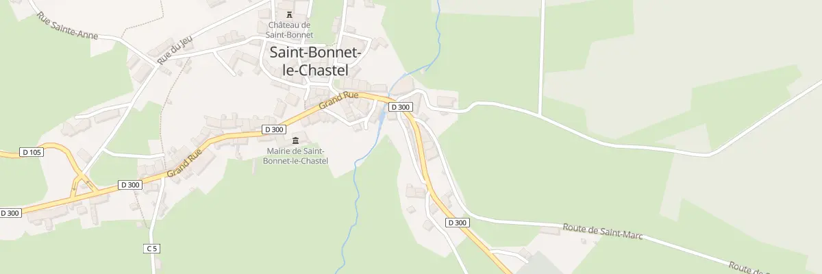 Plan du 17 Rue Grand Rue à Saint-Bonnet-le-Chastel