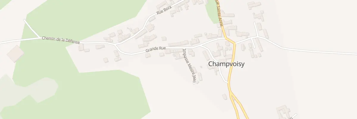 Plan du 3 Imp Messire Jean à Champvoisy