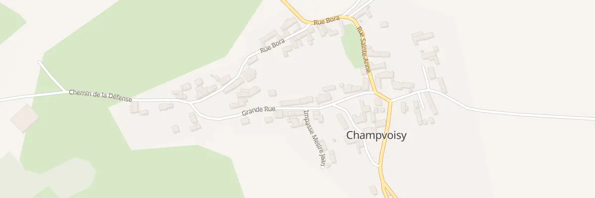 Plan du 11B Vc Grande Rue à Champvoisy
