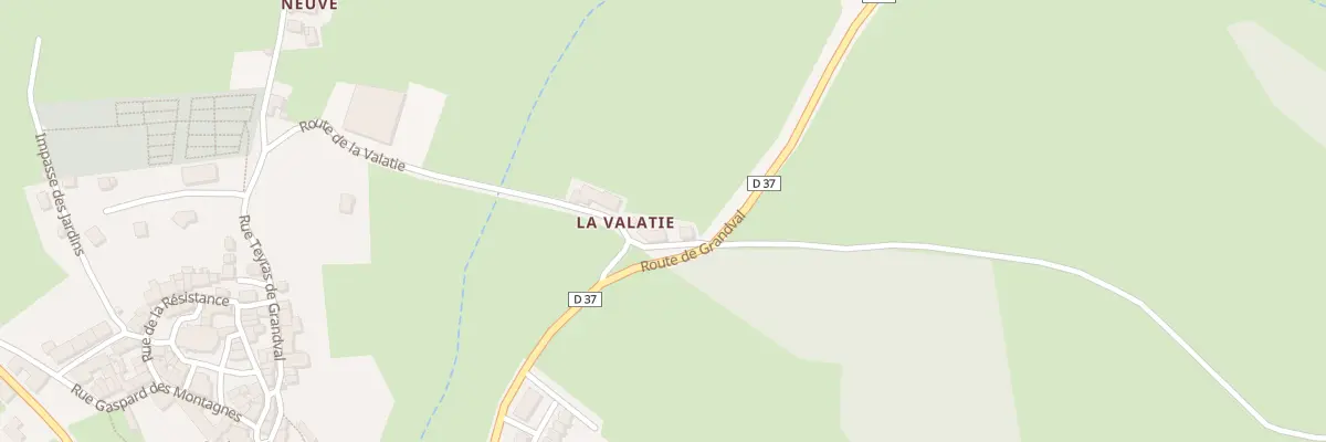 Plan du 5152 La Valatie à Saint-Amant-Roche-Savine