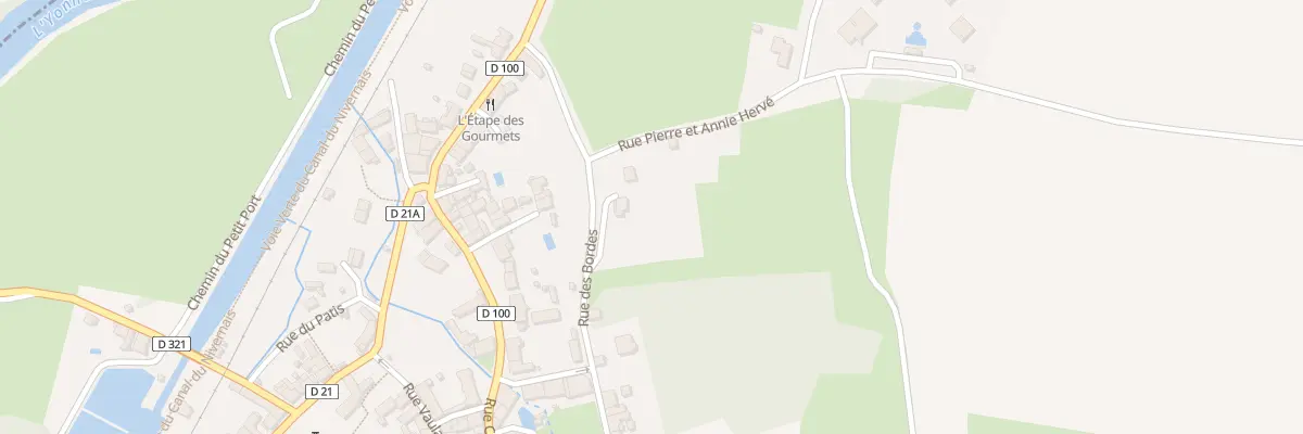 Plan du 52 Rue des Bordes à Châtel-Censoir