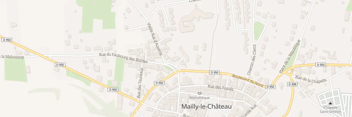 Plan du 22 Bd du Nord à Mailly-le-Château