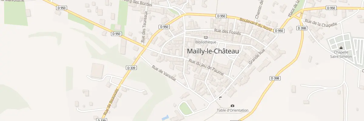 Plan du 21 Rue du Jeu de Paume à Mailly-le-Château
