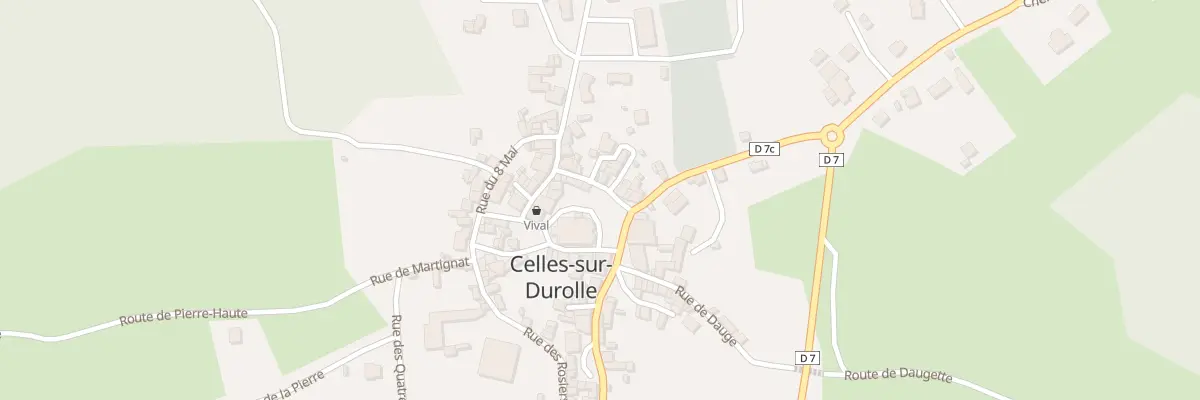 Plan du 18 Pl de la Mission à Celles-sur-Durolle