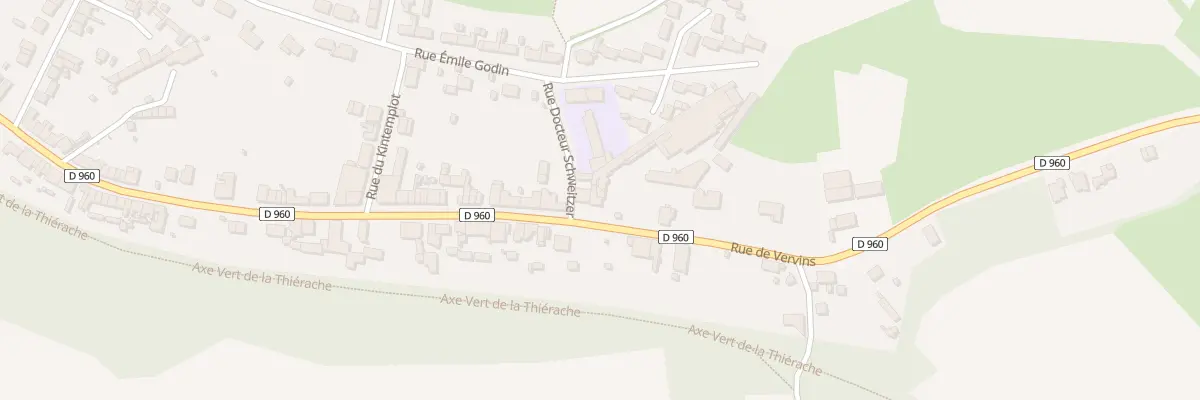 Plan du 705 Rue de Vervins à Guise