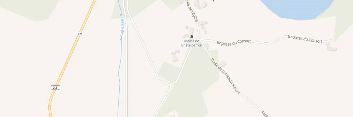 Plan du 5056 Le Bourg à Châtelperron
