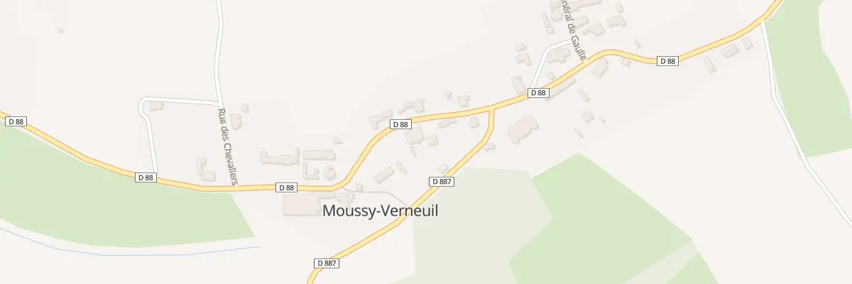 Plan du 7 Rue du Chemin des Dames à Moussy-Verneuil