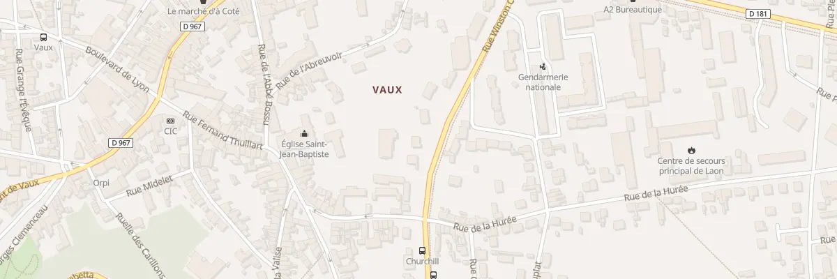 Plan du 16 Rue Winston Churchill à Laon